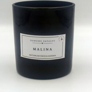 Naturalna świeca sojowa MALINA- 300 ml