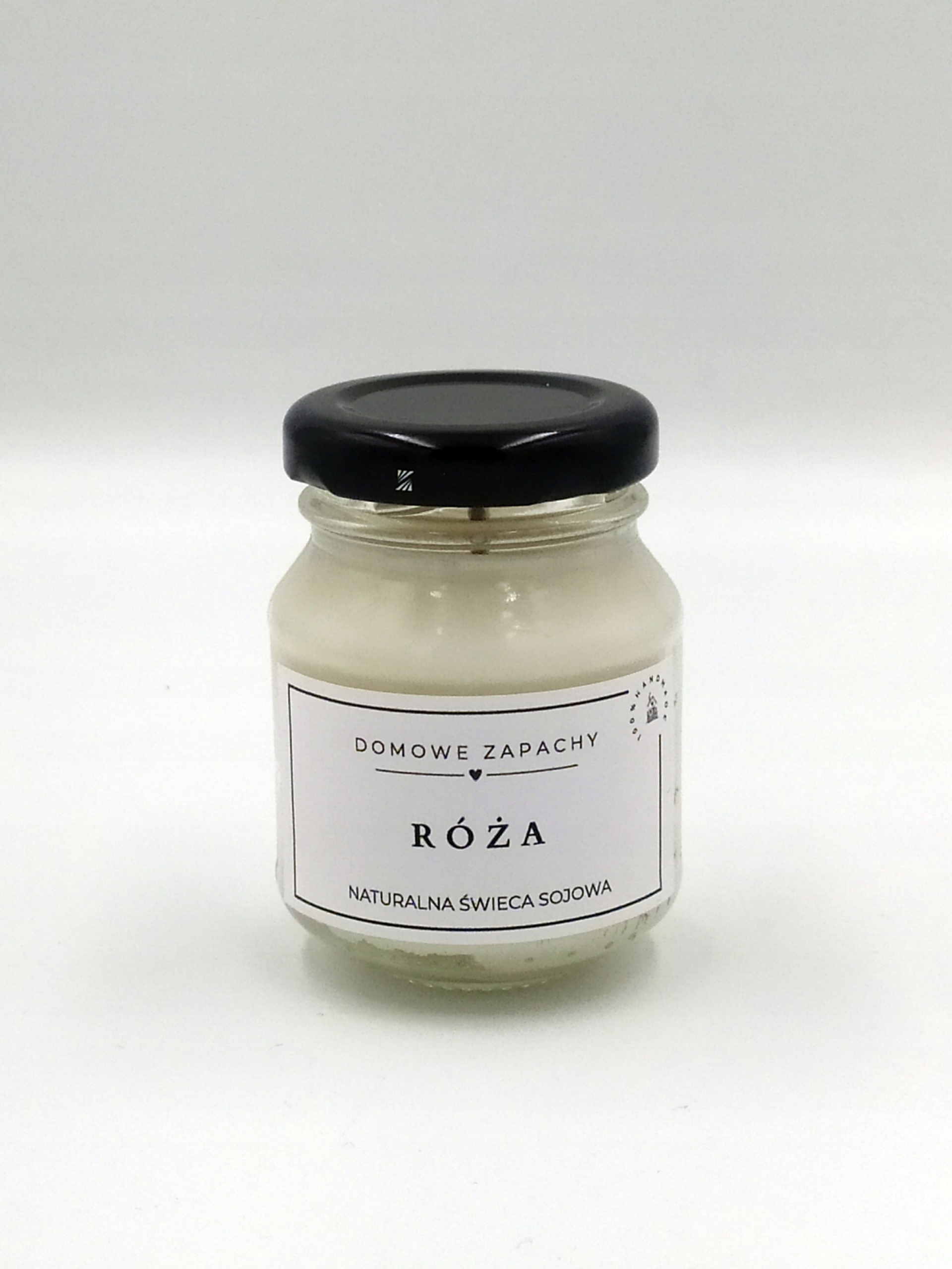 Naturalna Świeca Sojowa RÓŻA 80 ml