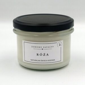 Naturalna Świece Sojowa RÓŻA 235 ml