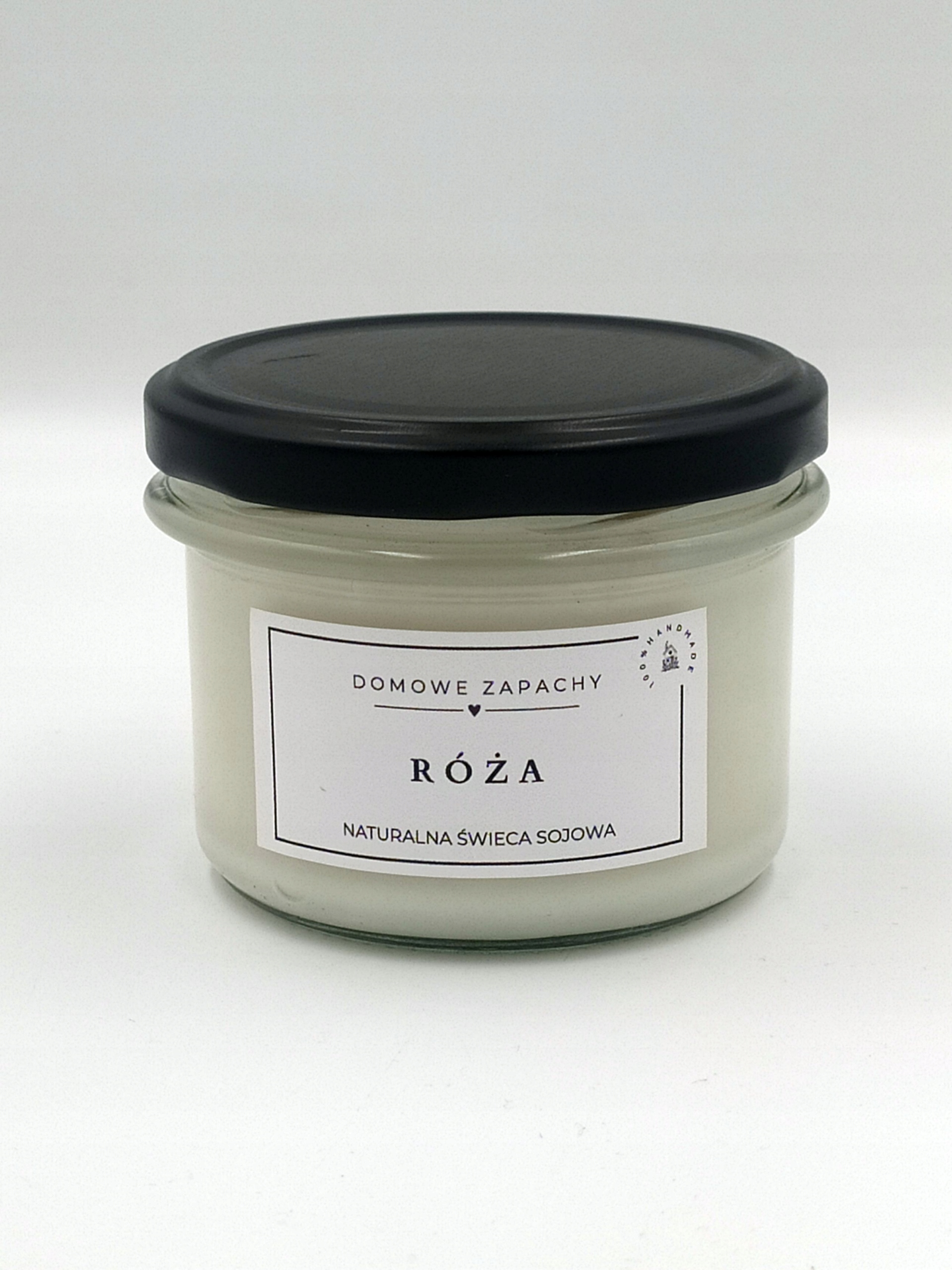 Naturalna Świece Sojowa RÓŻA 235 ml