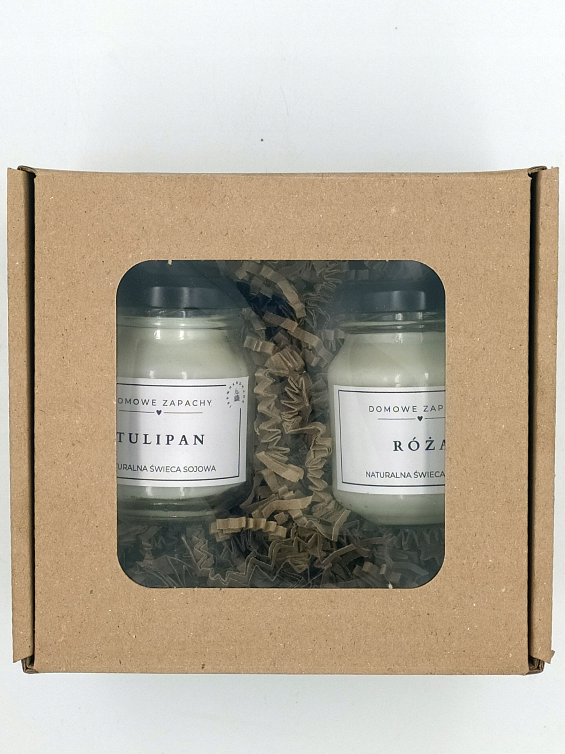PACHNĄCY BOX - ZESTAW 2x 80 ml ŚWIEC SOJOWYCH W SŁOIKACH