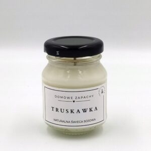 Naturalna Świeca Sojowa TRUSKAWSKA 80 ML