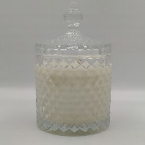 Luksusowa Świeca Sojowa w Kryształowym Szkle - 600 ml