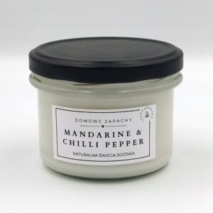 Naturalna Świece Sojowa MANDARINE CHILLI PEPPER 235 ml