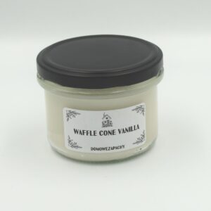 Świeca zapachowa sojowa Waffle Cone Vanilia 235 ml