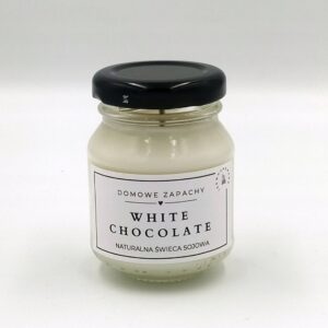 Naturalna Świece Sojowa WHITE CHOCOLATE 80 ml