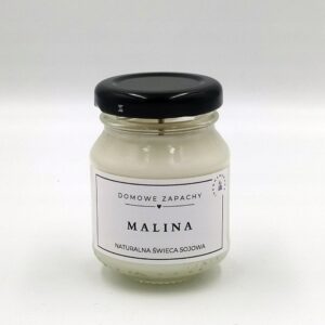 Naturalna Świece Sojowa MALINA 80 ML