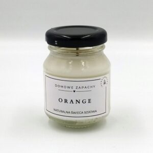 Naturalna Świece Sojowa ORANGE 80 ML